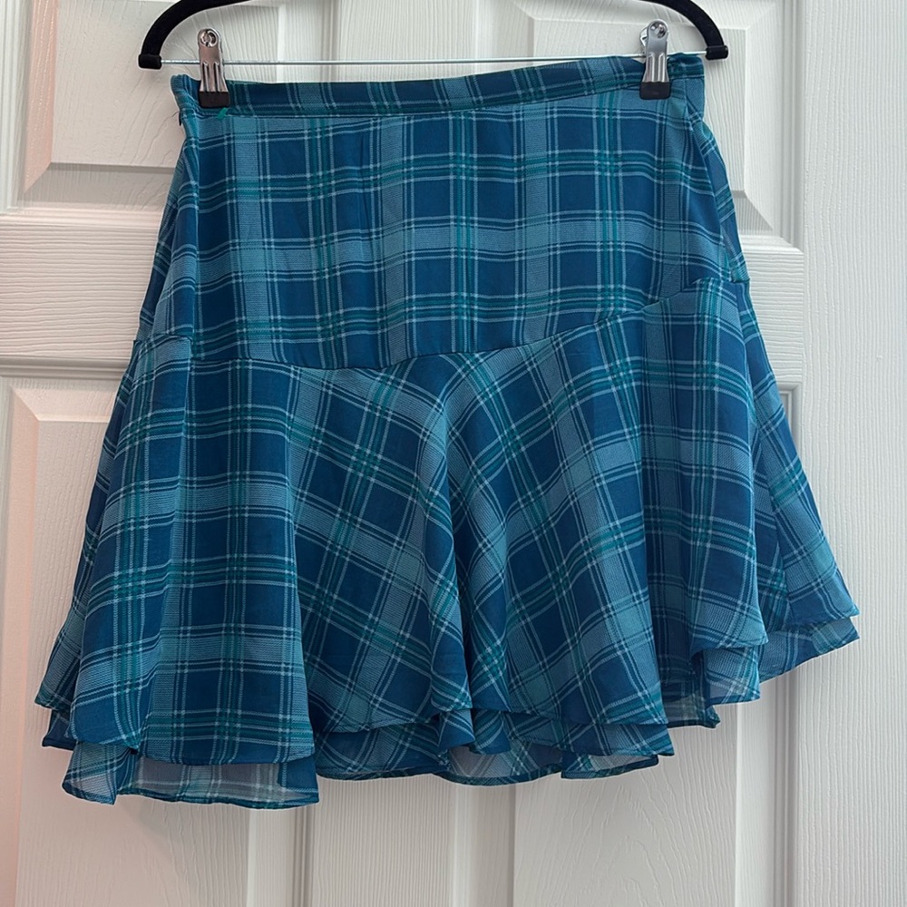 Blue skirt